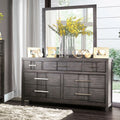 Gray 2-Piece Dresser and Mirror Set Z821112