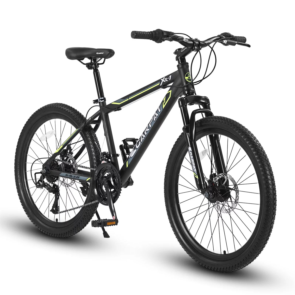 24 inch 21 Speed Mountain Bike with Dual Disc Brakes and Front Suspension R5635