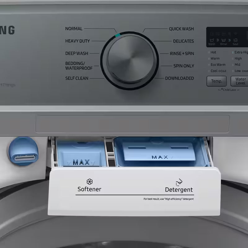 4.6 cu.ft. Smart Top Load Washer with Agitator in White G3852